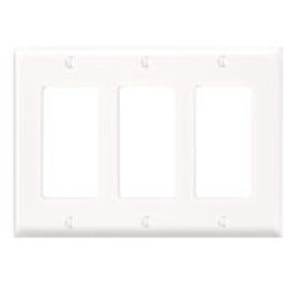 LEVITON Leviton 80411 Wallplate 3 Gang Standard Size Thermoset Brown