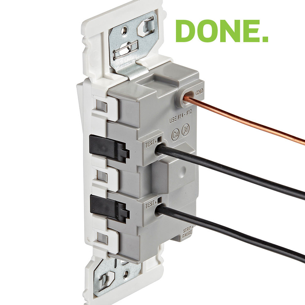 LEVITON Leviton E5601-W DECORA EDGE 1P 15A SWITCH WHT