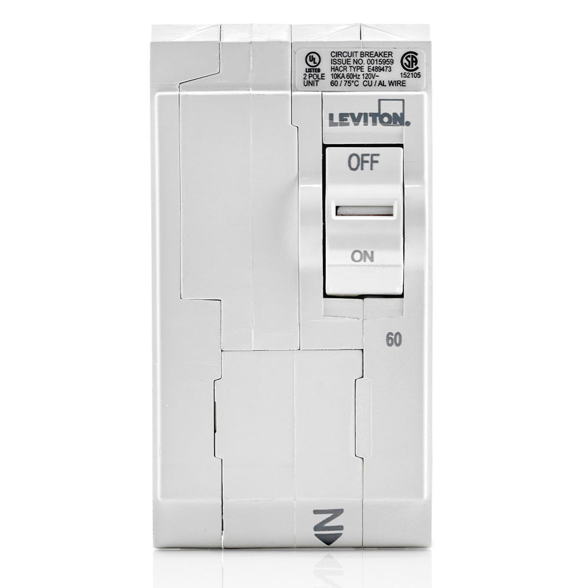 LEVITON Leviton LB260 60A 2-Pole Brkr 120/240V Replacement MPN