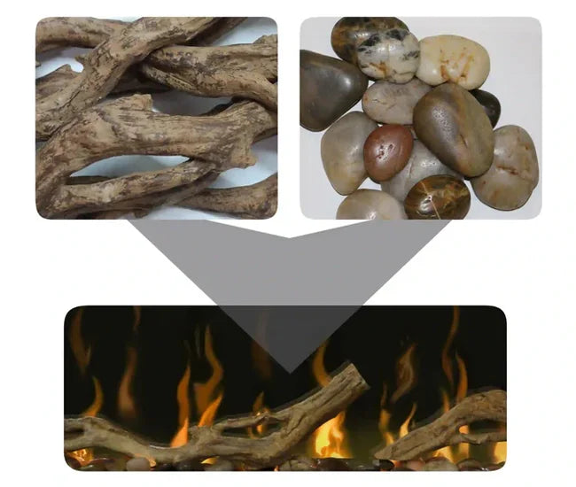 DIMPLEX Dimplex LF74DWS-KIT Accessory Driftwood 74