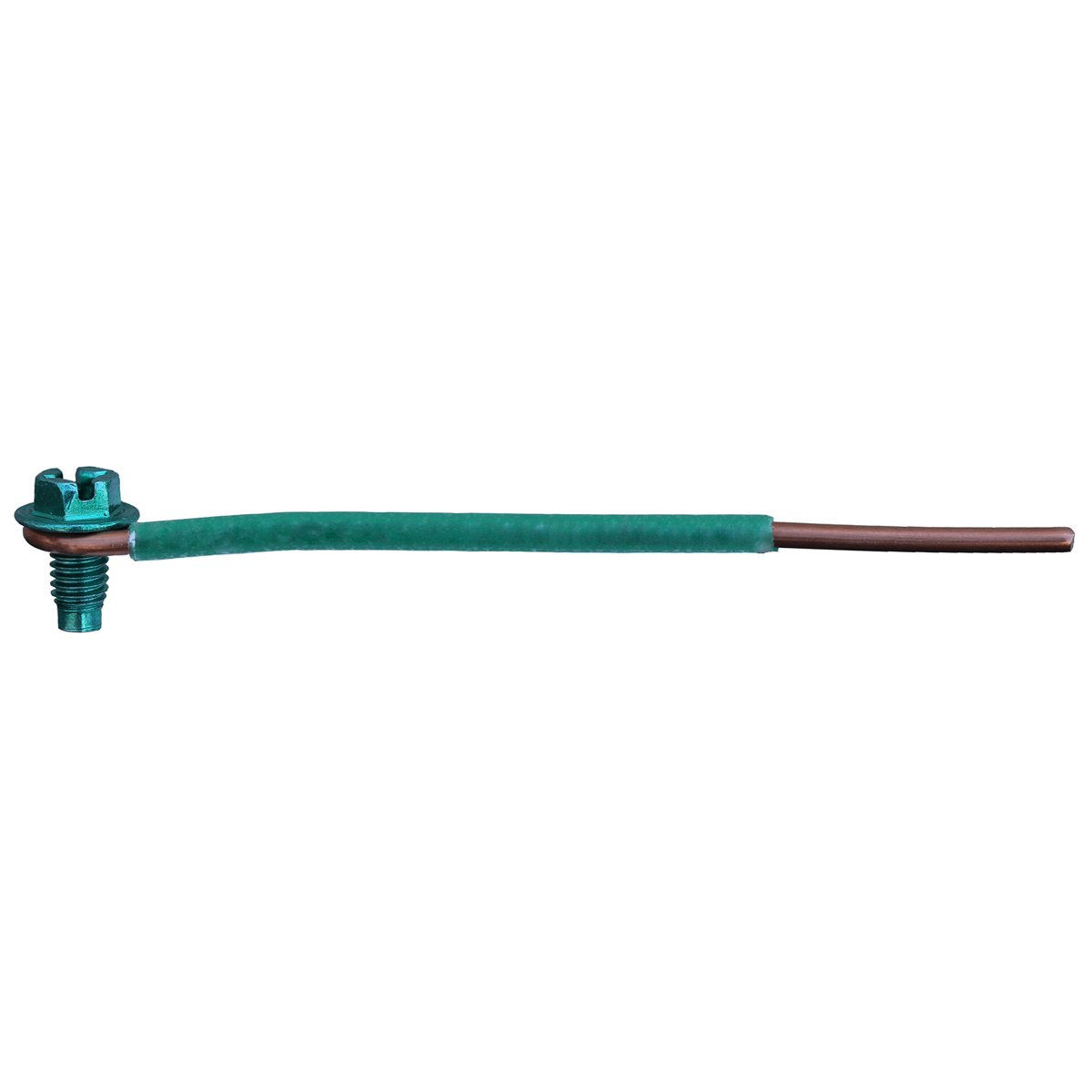 LH DOTTIE L.H. Dottie GP650 Ground Pigtail With Hex Combo GS, 12 AWG Solid Copper Wire, 7-1/2 in Length