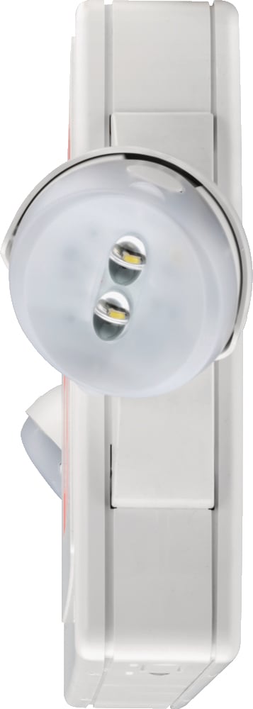 LITHONIA LIGHTING Lithonia Lighting LHQM-LED-G-M6 Emergency Exit Unit Combo, 2-Lamp, 9.6 Volt, Green Letter