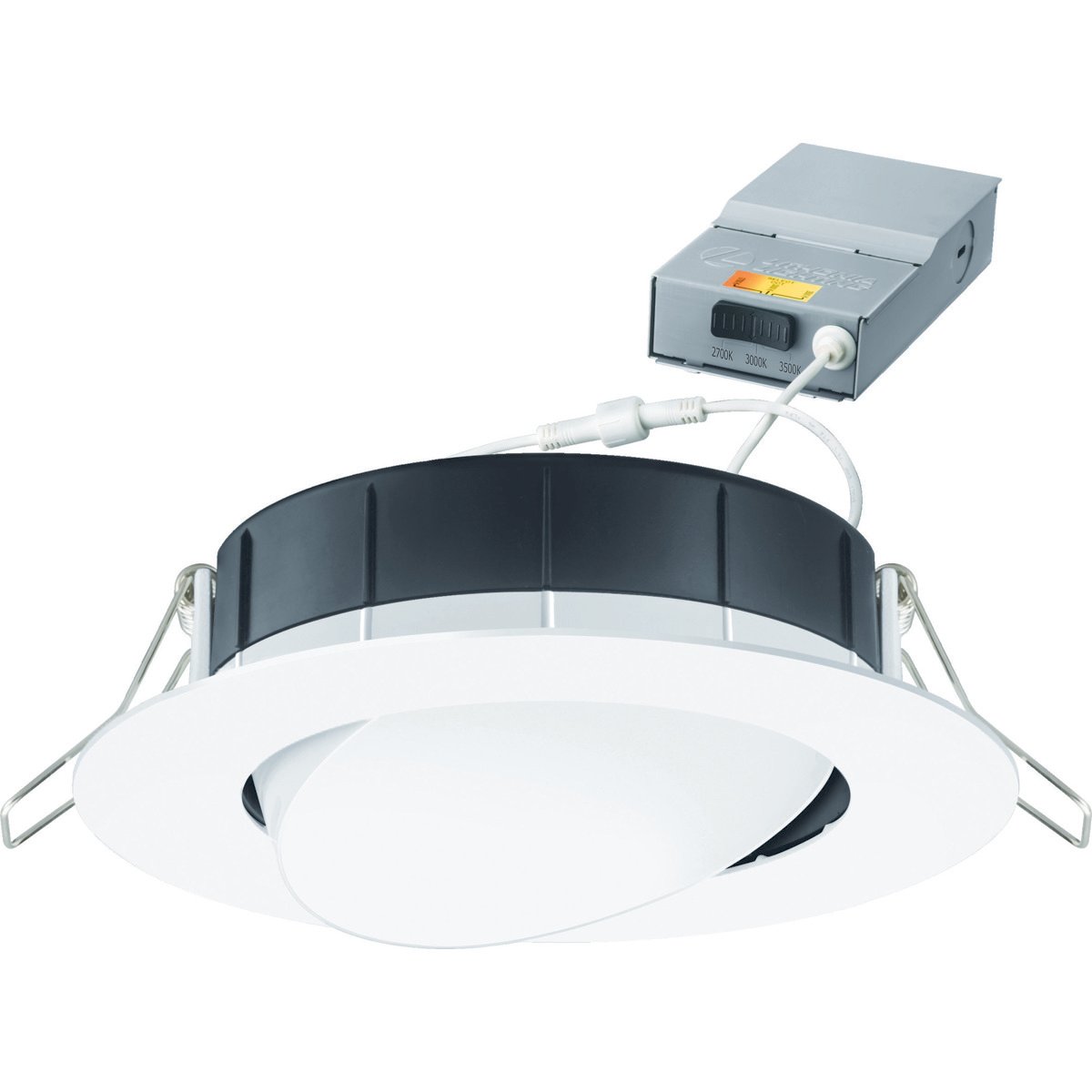 LITHONIA LIGHTING Lithonia Lighting WF4SQSLED30K40K50K90CRIMWM6 4 Inch Wafer Thin LED Downlight