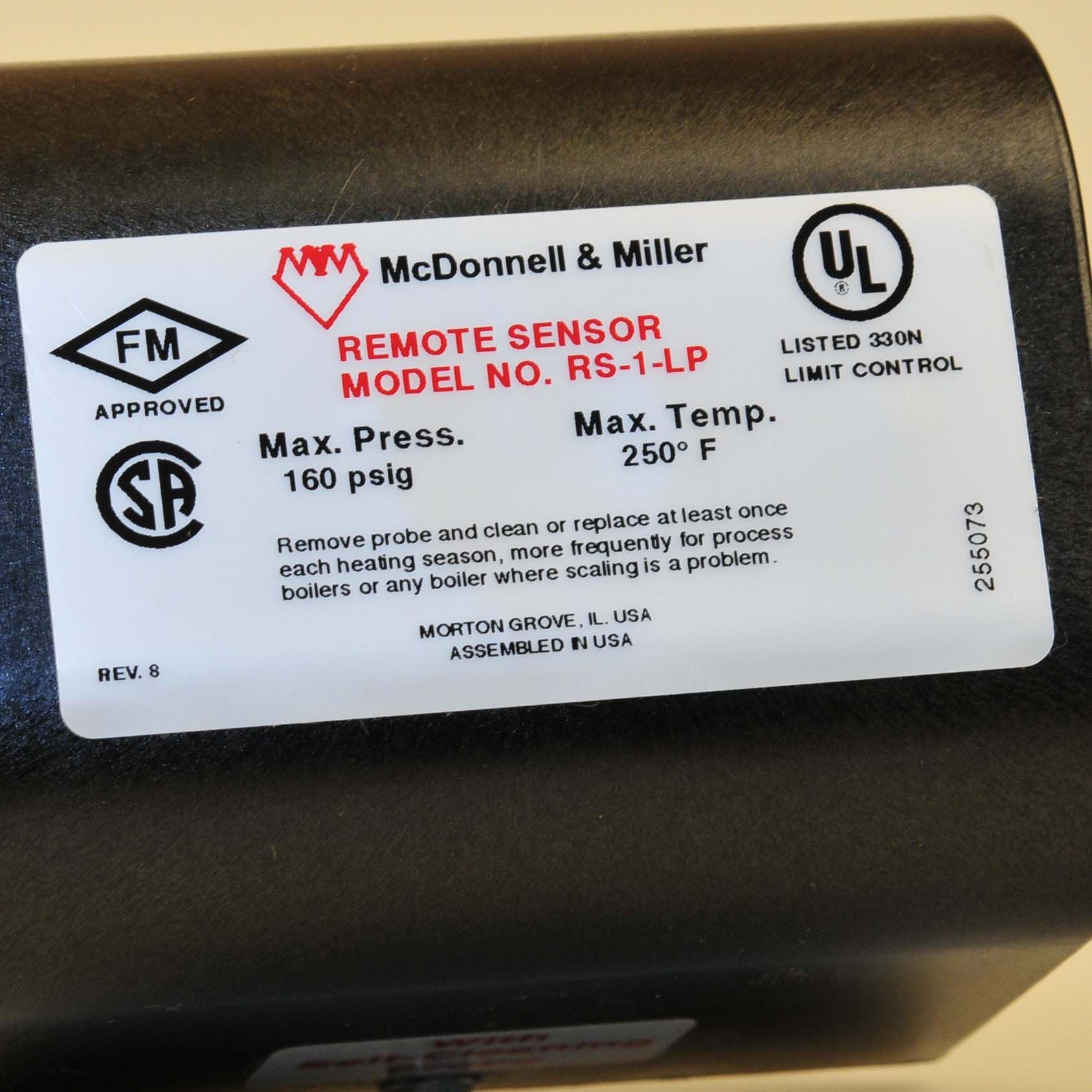 MCDONNELL & MILLER McDonnell & Miller 176203 RS-1-LP Low Pressure Sensor Replacement MPN