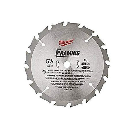 MILWAUKEE Milwaukee 48-40-4105 5-3/8 16 Carbide Teeth Circular Saw Blade
