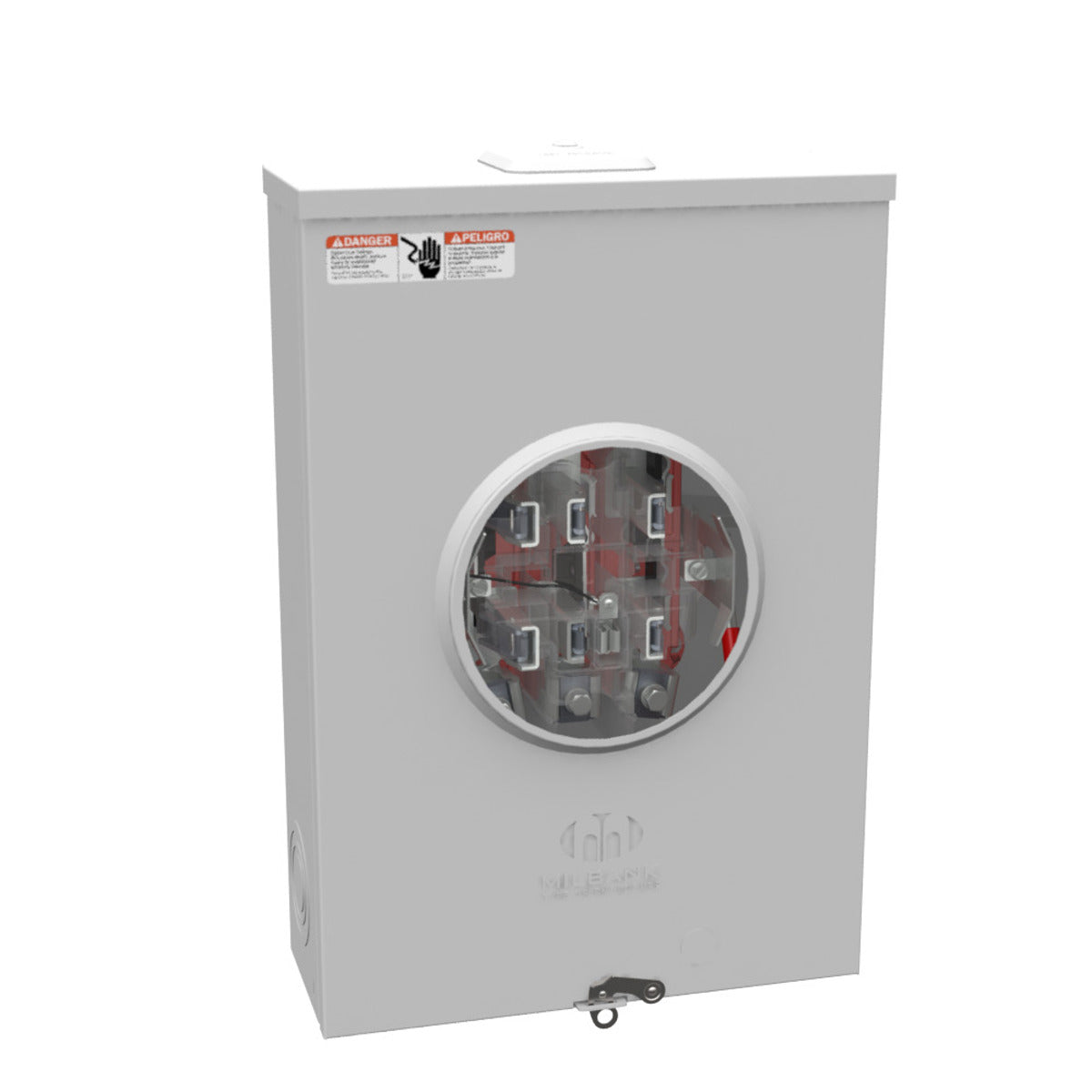 MILBANK Milbank U1854-XL-QG-BLG-LIS 7 Term, Ringless, Small Closing Plate, Quadplex Ground, Lever Bypass, 7-8 inch Barrel Lock Ground with Bracket Provision