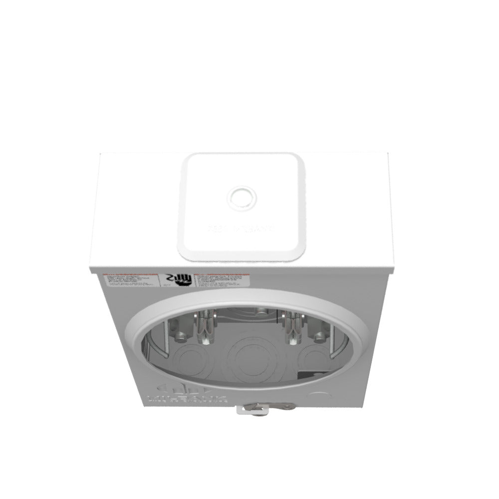 MILBANK Milbank U5934-XL-BLG Single Position Meter Socket 125 Amp 1 Phase Ringless No Bypass 4 Term OH UG 600V