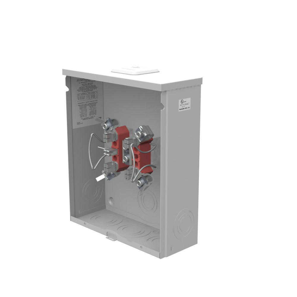 MILBANK Milbank U7043-XL-TG-KK-IL-5T9W Ringless Meter Socket 600 VAC 200 Amp NEMA 3R