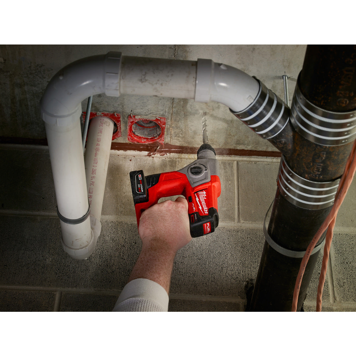 MILWAUKEE Milwaukee 2416-22XC M12 FUEL 5/8 SDS Plus Rotary Hammer Kit
