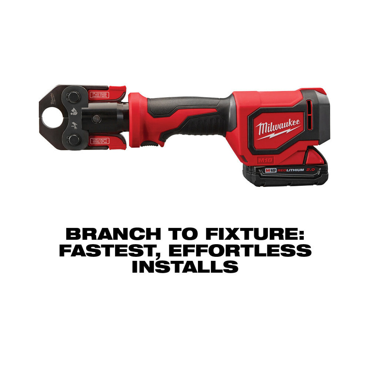 MILWAUKEE Milwaukee 2674-22C M18 Short Throw Press Tool Kit w/ PEX Crimp Jaws