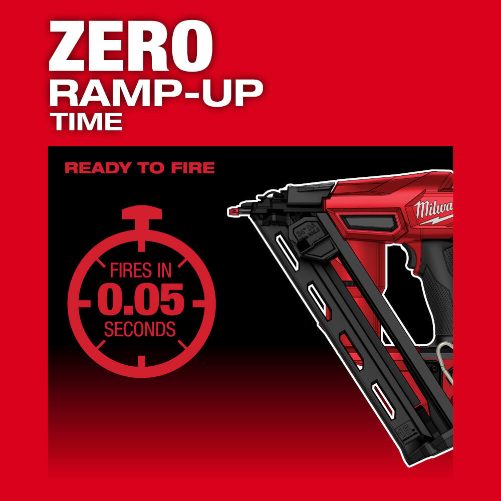 MILWAUKEE Milwaukee 2839-20 M18 FUEL 15 Gauge Finish Nailer