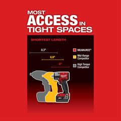 Milwaukee 2962P-22R M18 FUEL 1/2 Mid-Torque Impact Wrench w/ Pin Detent Kit