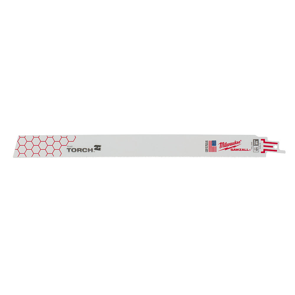MILWAUKEE Milwaukee 48-00-8789 The Torch SAWZALL Blade 12 in 18 TPI 25 Pack