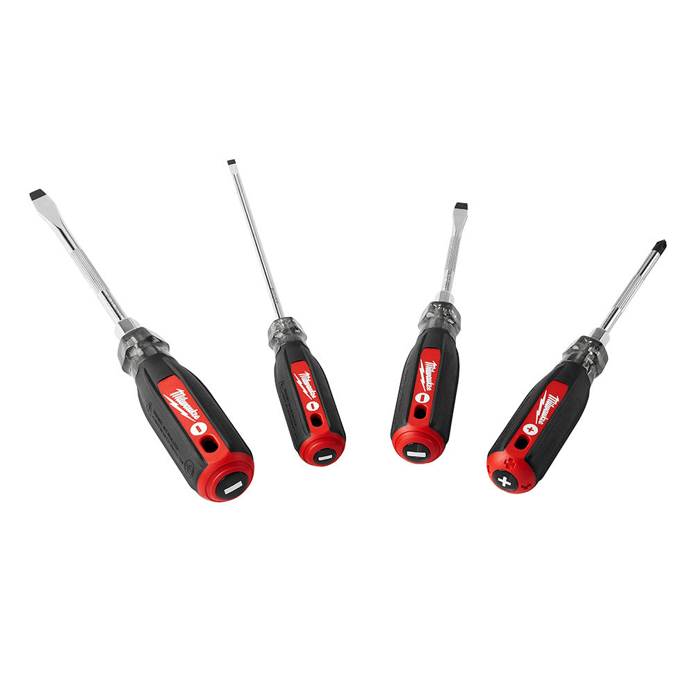 MILWAUKEE Milwaukee 48-22-2884 Cushion Grip Screwdriver Set 4 Pieces