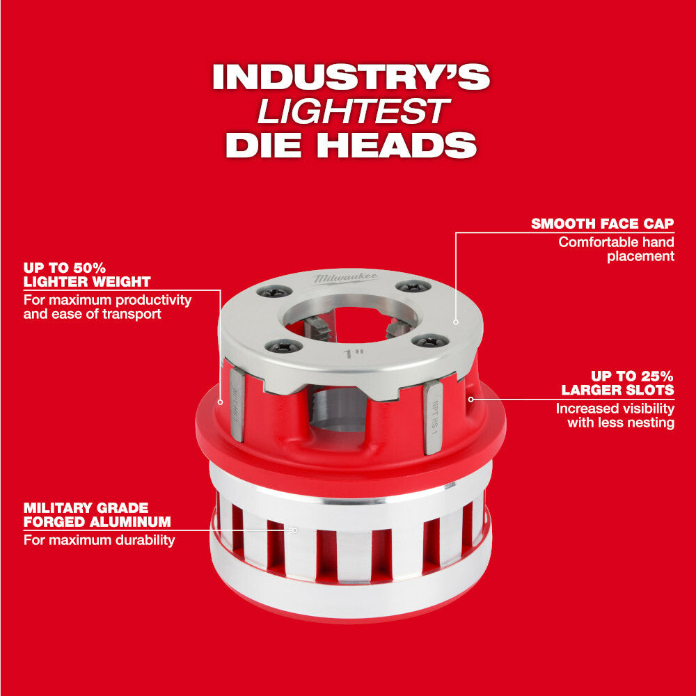 MILWAUKEE Milwaukee 48-36-1006 2In NPT Alloy 12R Die Head