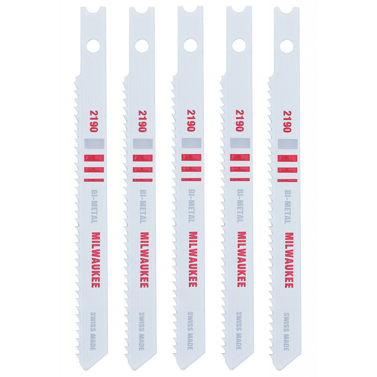 MILWAUKEE Milwaukee 48-42-2190 3-5/8 in 14 TPI Bi-Metal Jig Saw Blade 5PK