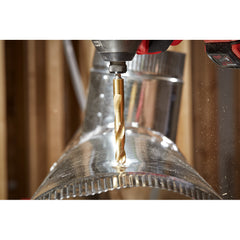 Milwaukee 48-89-4612 Twist Impact Drill Bit 15/64 Titanium-Coated 4.13 Inch