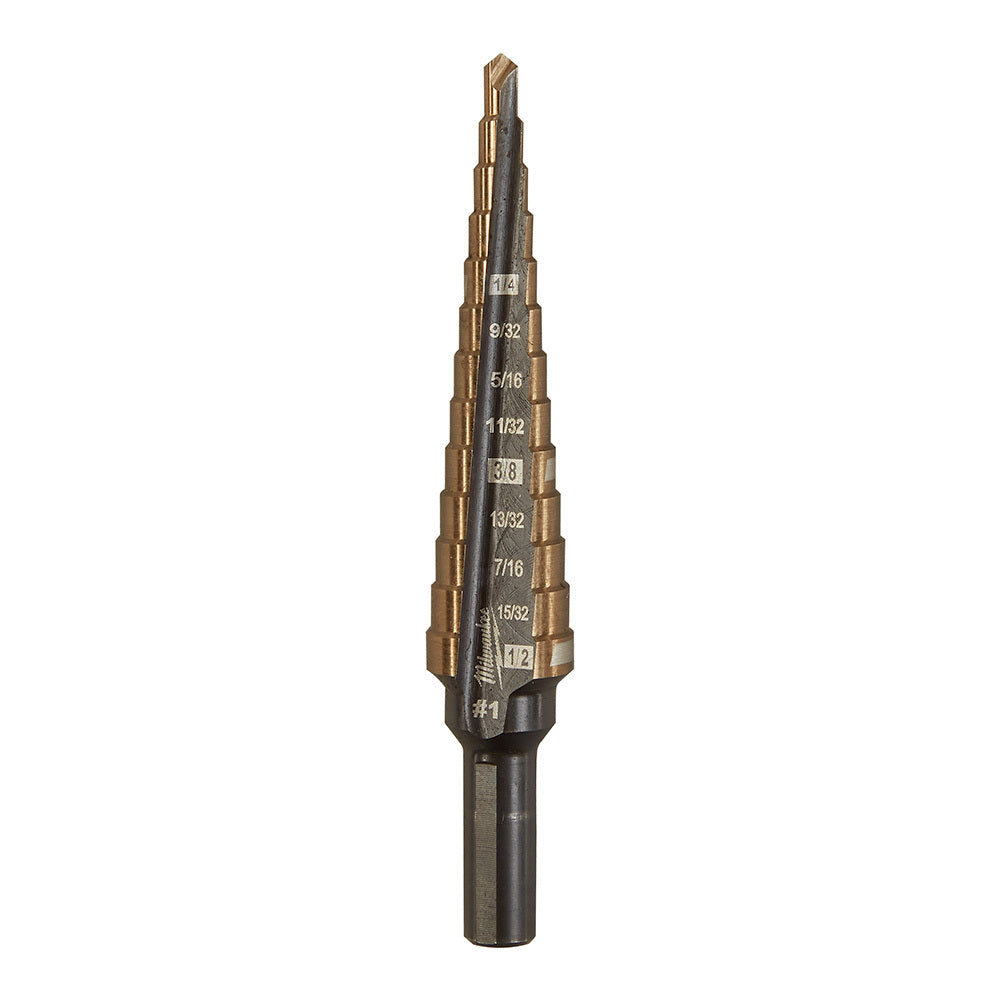 MILWAUKEE Milwaukee 48899281 Cobalt Step Drill Bit #1 1/8-1/2