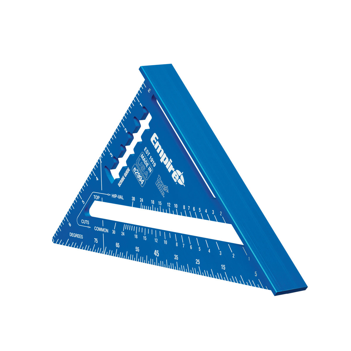 EMPIRE INDUSTRIES Empire E2994 True Blue Laser Etched Rafter Square 7 Inch