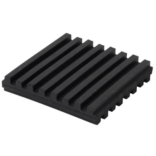DIVERSITECH DiversiTech MP-2 Equipment Pad Rubber 2 x 2 x 3/8 in.