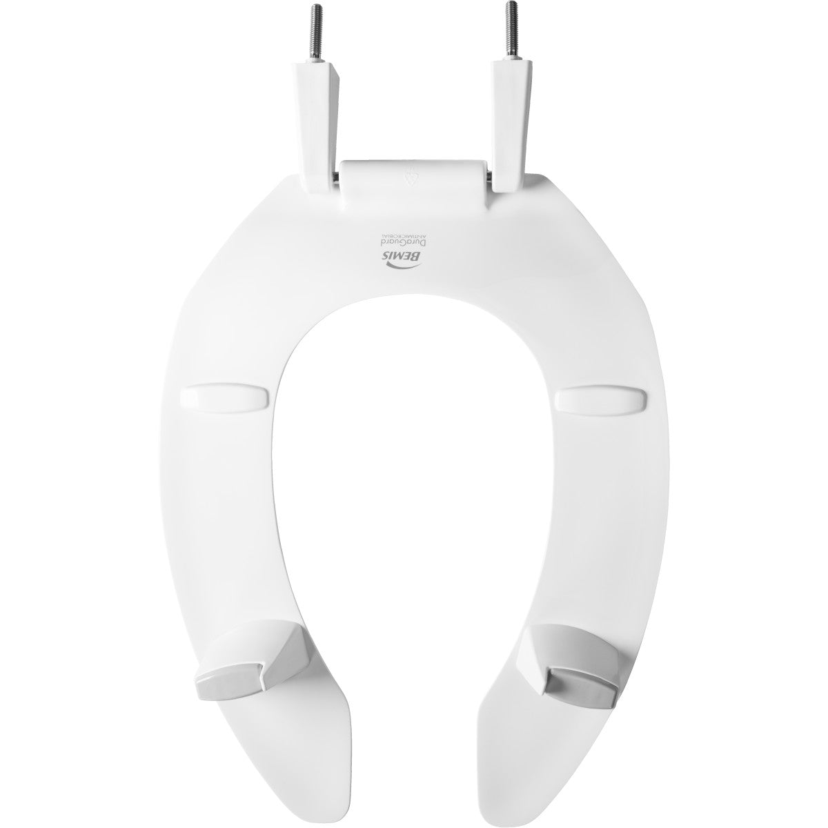 BEMIS Bemis 3L2155T 000 Medic-Aid Elongated Open Front Toilet Seat in White