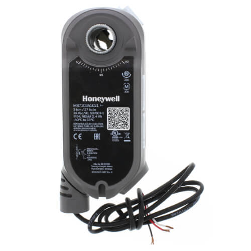 HONEYWELL Honeywell MS7103A2024 Modulating Actuator with Feedback 27 lb-in