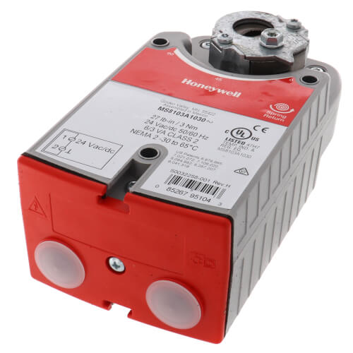 HONEYWELL Honeywell MS8103A1030 Spring Return Actuator On/Off 24V