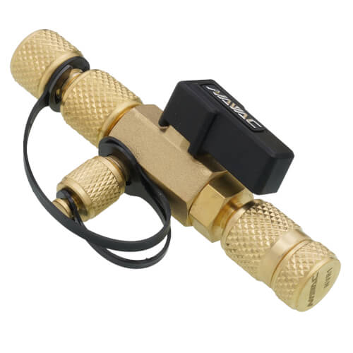 NAVAC Navac NEVK1 Pro Series Rapid Evacuation Kit with Valve Core Removal Tool and Hose (3/8 to 1/4 Fitting)
