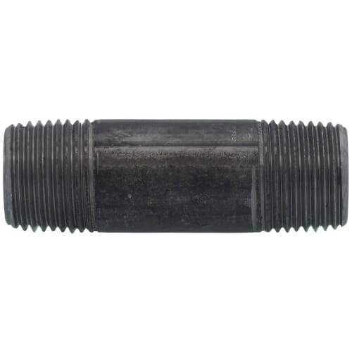EVERFLOW Everflow NPBL3820 3/8 x 2 Black Steel Nipple