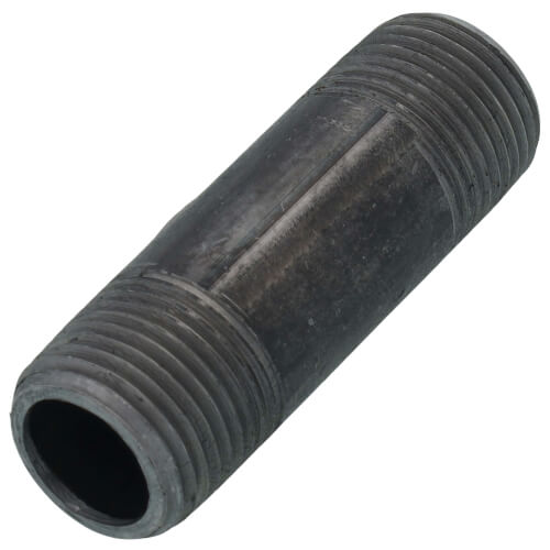EVERFLOW Everflow NPBL3820 3/8 x 2 Black Steel Nipple