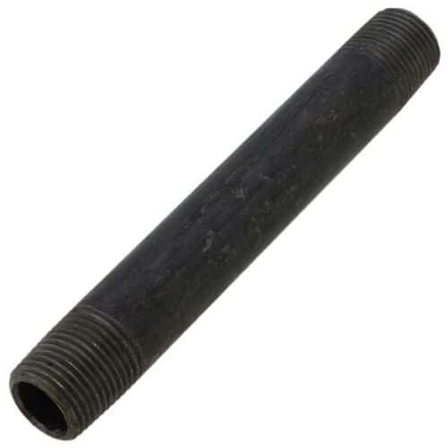 EVERFLOW Everflow NPBL3845 3/8 x 4-1/2 Black Steel Nipple