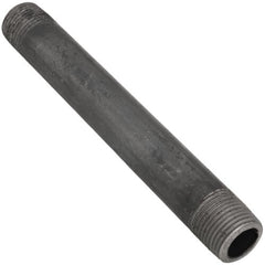 Everflow NPBL3850 3/8 x 5 Black Steel Nipple