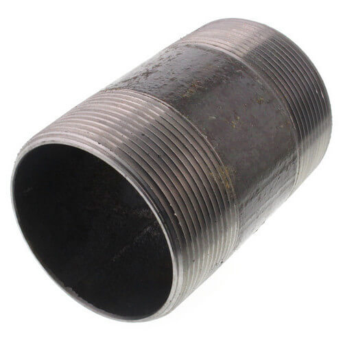 EVERFLOW Everflow NPBL4045 | 4 x 4-1/2 Black Steel Nipple