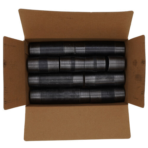 EVERFLOW Everflow NPBS1140 1-1/4 Black Nipple Set (Close to 6 Length) BLN125-SET