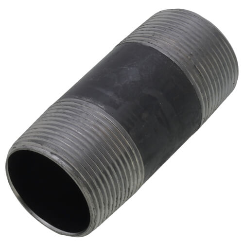 EVERFLOW Everflow NPBS1140 1-1/4 Black Nipple Set (Close to 6 Length) BLN125-SET