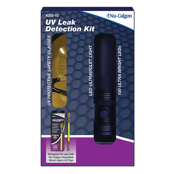 NU-CALGON Nu-Calgon 4050-15 EasySeal 8-1/2 x 3-1/4 in. HVAC UV Leak Detection Kit