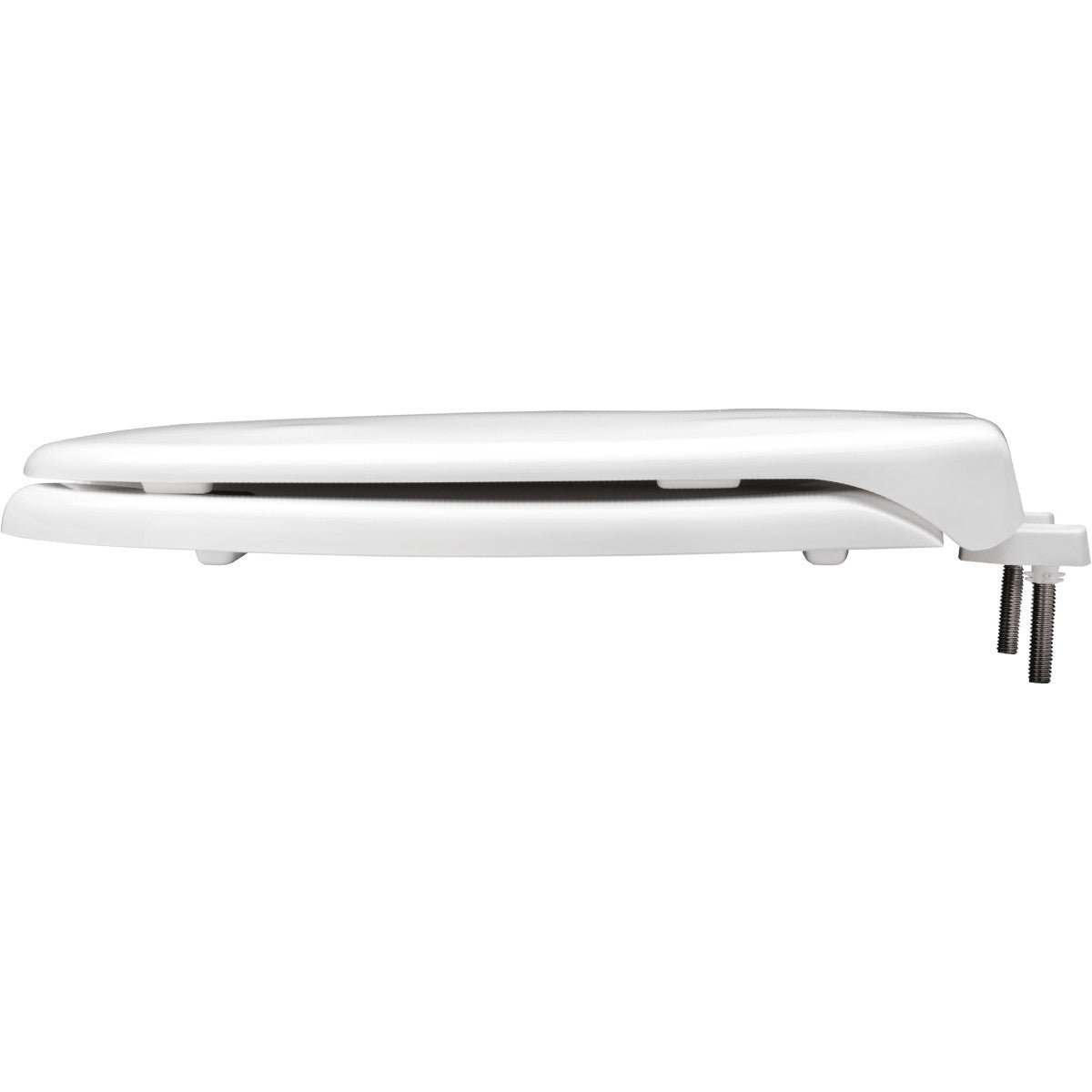 BEMIS Bemis 7750TDG 000 Sta-Tite Round Open Front Toilet Seat With Cover In White