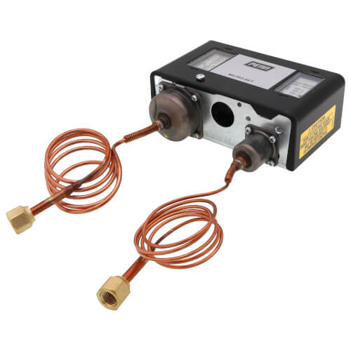 JOHNSON CONTROLS Johnson Controls P70SA-1C Pressure Controls 1-Pole Dual Micro-Set 12 to 80 PSI