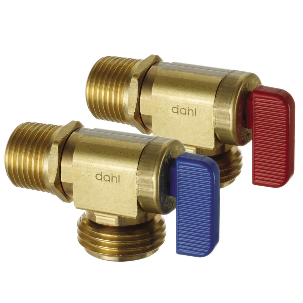 BROTHERS BROTHERS 621-01-04-PK2 Brass Washing Machine Valve Kit 1/2 in. NPT x MIP