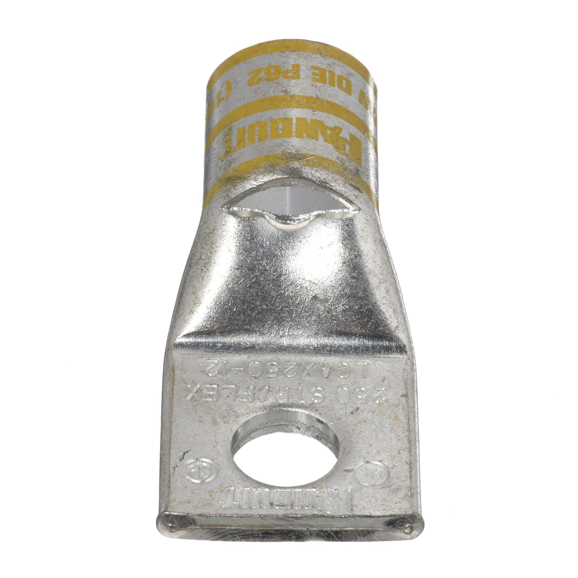 PANDUIT Panduit LCAX250-12-X Copper Compression Lug, 1 Hole, 250 kcmil Flex, 1/2-Inch Stud