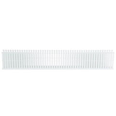 PANDUIT Panduit F1.5X4WH6 Type F Narrow Slotted Duct, PVC, White