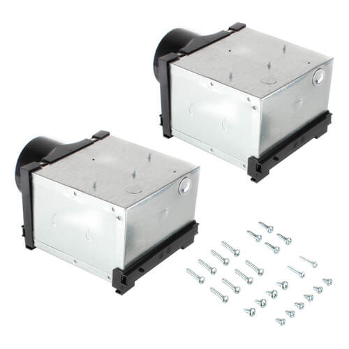 FANTECH Fantech PB270L10-2 FAN PB-270L10-2 270 CFM Dual Grille Bath Fan with Dimmable LED Lights