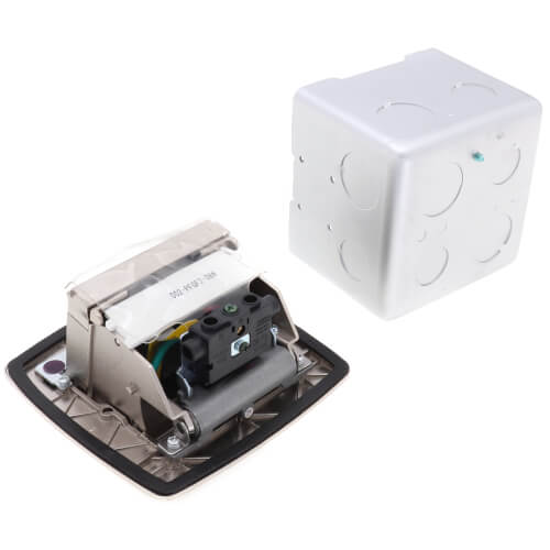 LEVITON Leviton PFGF2-BN Pop-Up Floor Box w/ 20 Amp 125 Volt Receptacle/Outlet