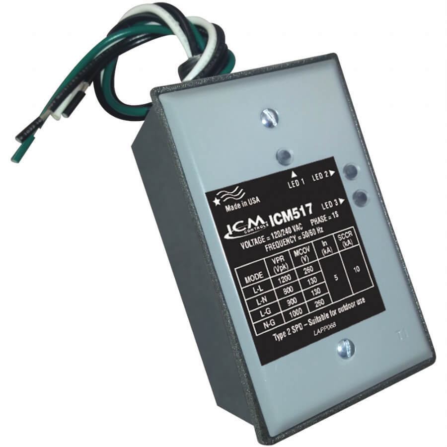 ICM CONTROLS Icm Controls S1-ICM517 Surge Protective Device 120/240V 30A