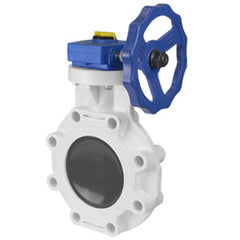 Spears 722321-080 8 PVC Butterfly Valve EPDM W/Gear OP