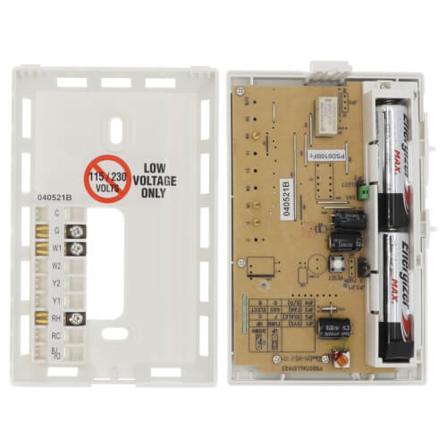 LUX Lux PSD010BF-010 LuxPro Digital 2 Wire Heat Only Thermostat with Fan