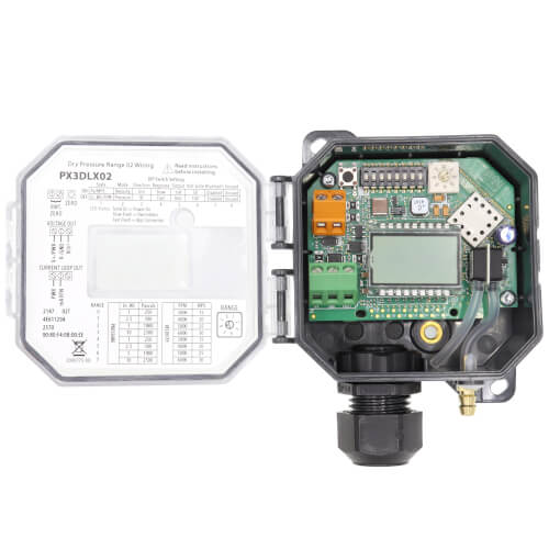 VERIS Veris PX3DLX02 Pressure Dry Duct LCD 0-10 in WC Transducer