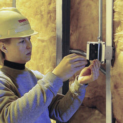 RACO 243 Square Box, Steel, 30.3 Cu-In, 8 Knockouts, 4 In H x 4 In W x 2-1/8 In D