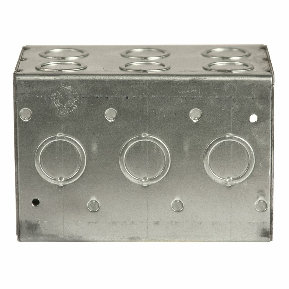 RACO Raco 697 Non-Gangable Masonry Box Steel 67.3 cu-in 3 Gangs 28 Knockouts