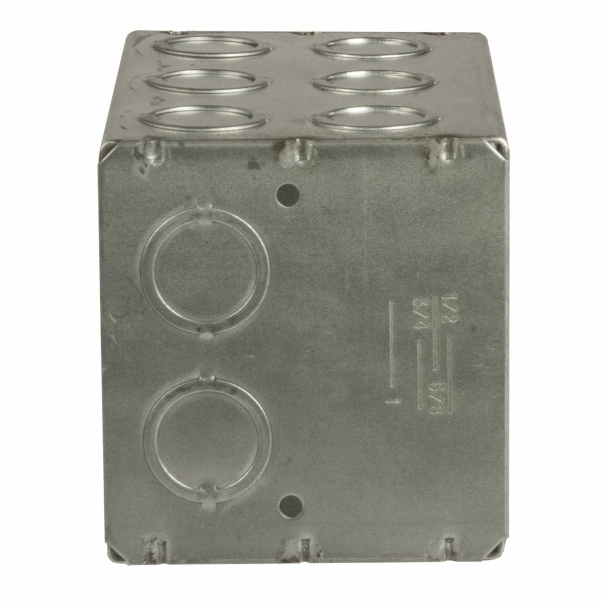 RACO Raco 697 Non-Gangable Masonry Box Steel 67.3 cu-in 3 Gangs 28 Knockouts